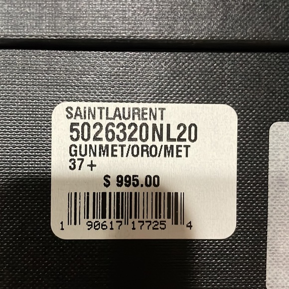 Saint Laurent stunning laced up wedges brand new in original box with dust bags - Picture 6 of 7